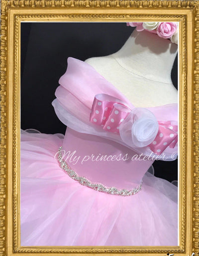 Pink princess dress/ firs birthday dress/ princess custom dress/ 1st birthday dress/ minnie dress/ pink unicorn dress/ pink pageant dress/