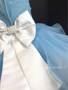 Frozen Elsa dress/ birthday princess dress/ Halloween costume/ princess costume/first birthday dress/ frozen birthday / flower girl dress