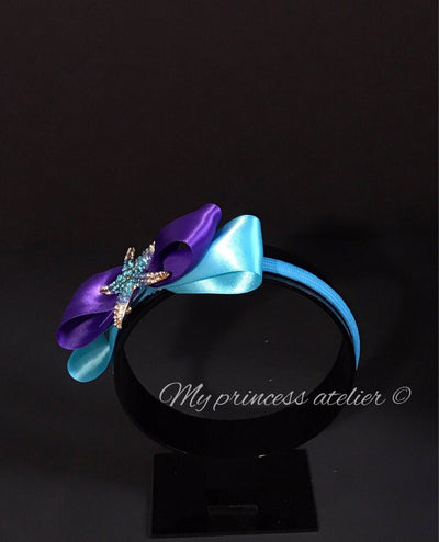 Mermaid headband/ first birthday headband princess headband/ under the sea headband/ ariel headband/ pageant/ baby hallo/ ariel headband