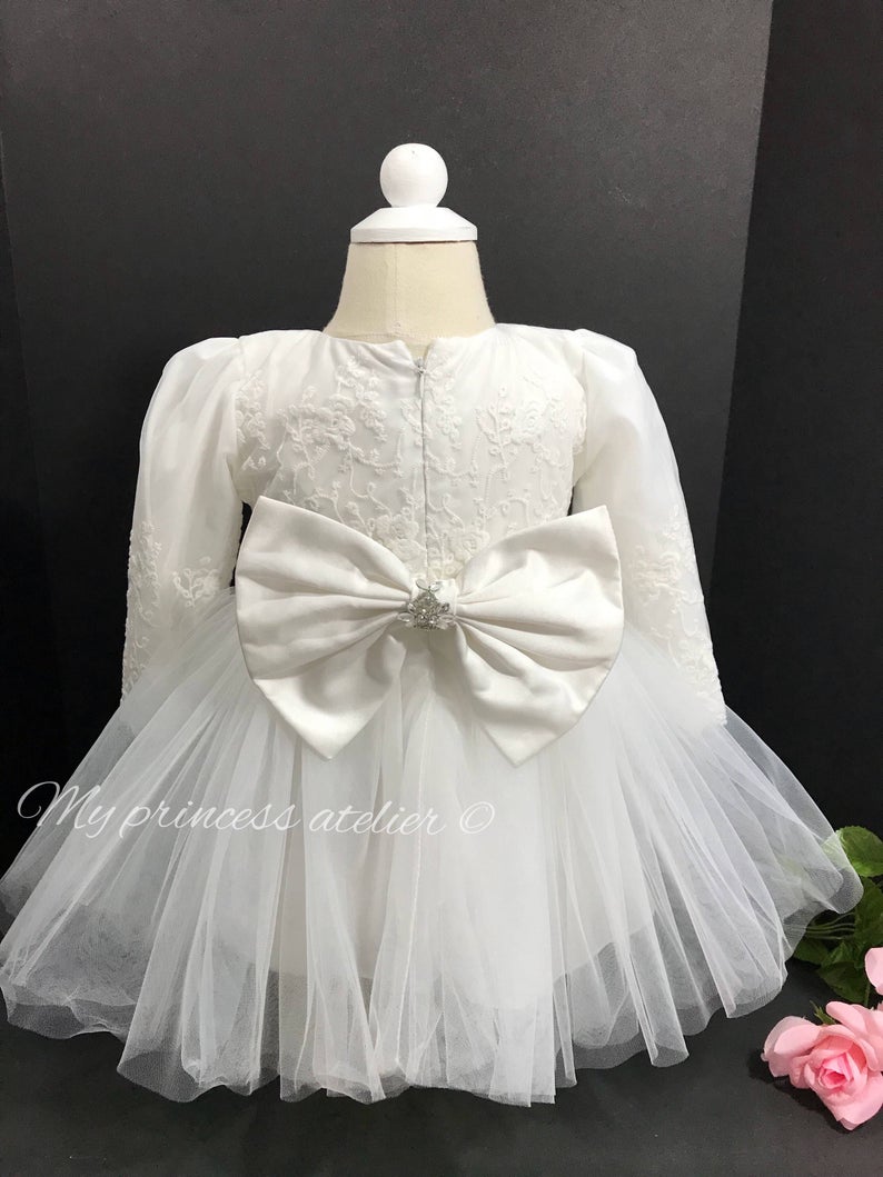 White Baby Flower Girl Dress 2024 | leadctr.com