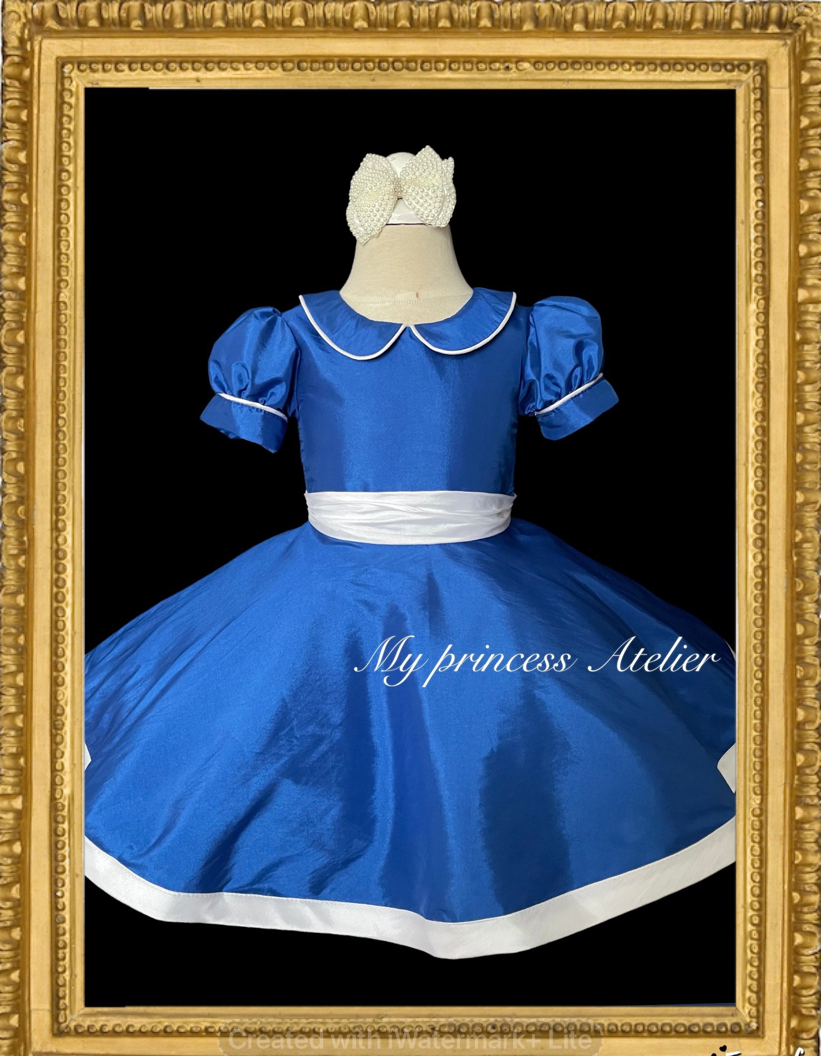 Royal Blue Natural Pageant Cupcake Dress