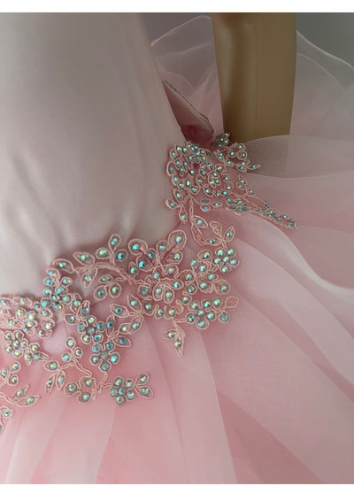 Pink Natural Glitz Pageant Dress.