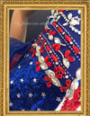 Fourth of July pageant dress/ Fun fashion dress/ Patriotic dress