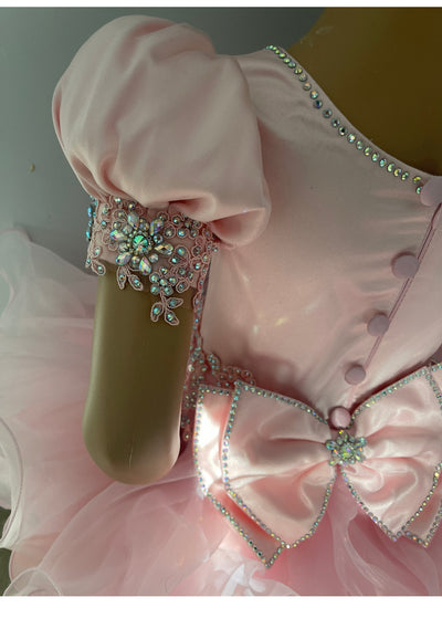 Pink Natural Glitz Pageant Dress.