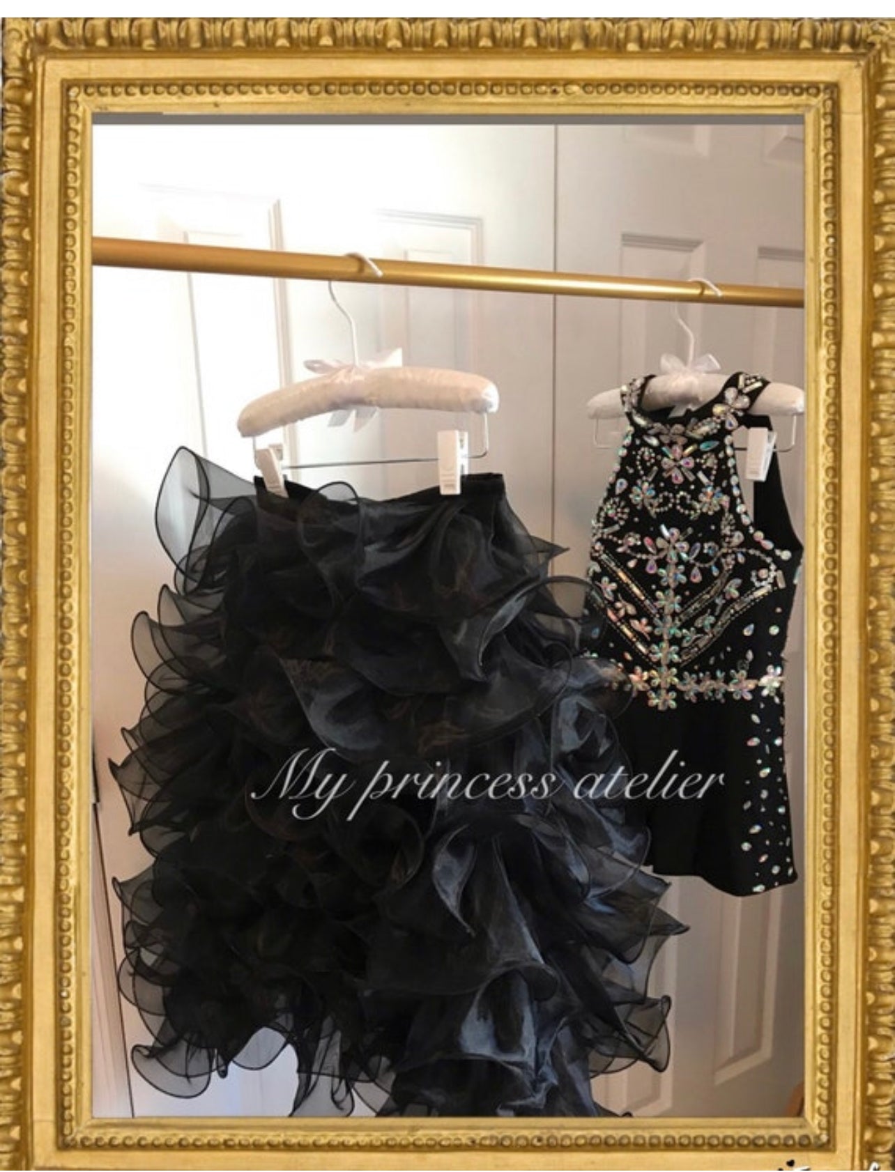 Black Pageant Dress